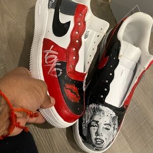 Marylin Monroe custom women’s Nikes.
